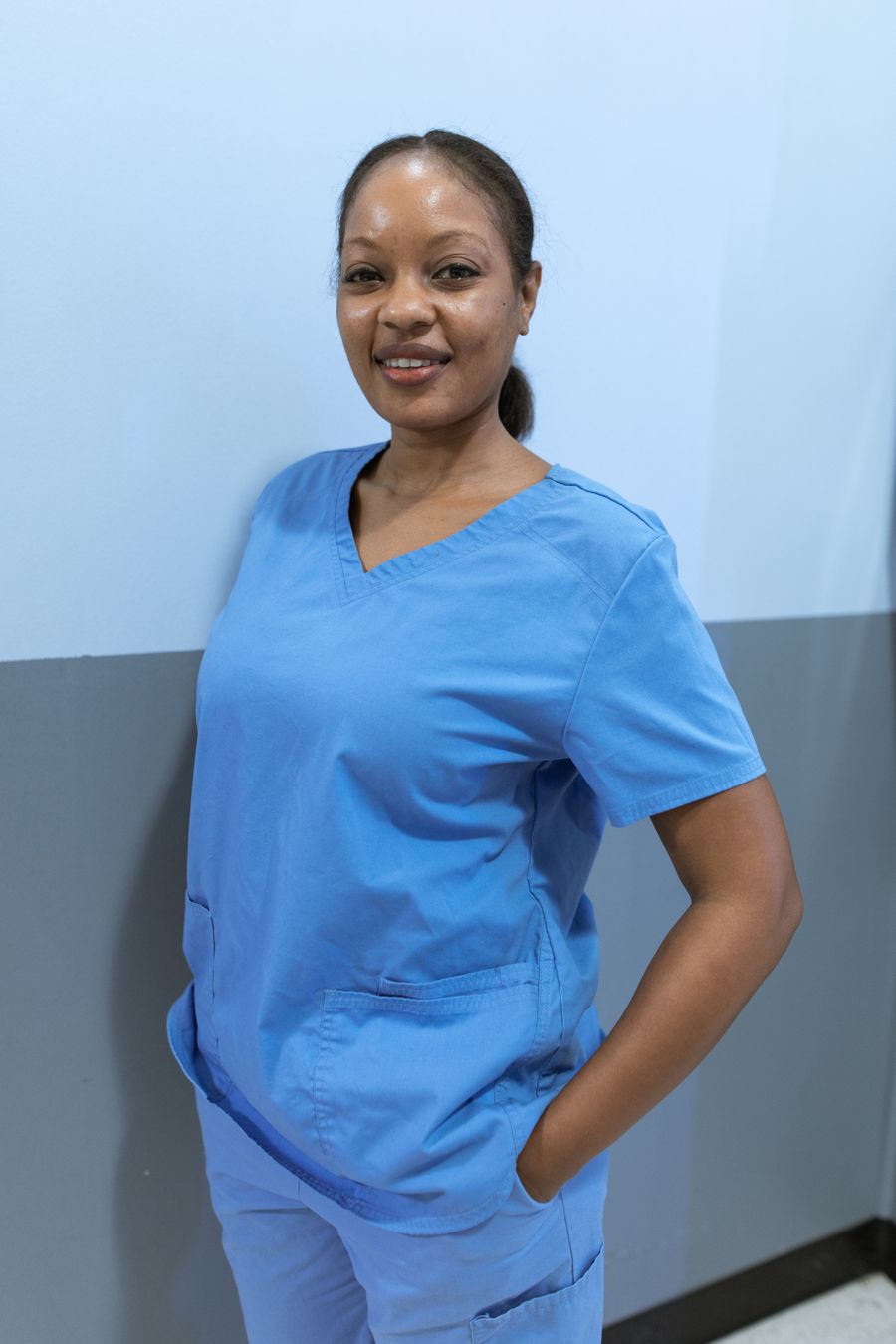 Stockfoto für das fiktive Beispielprofil Sarah